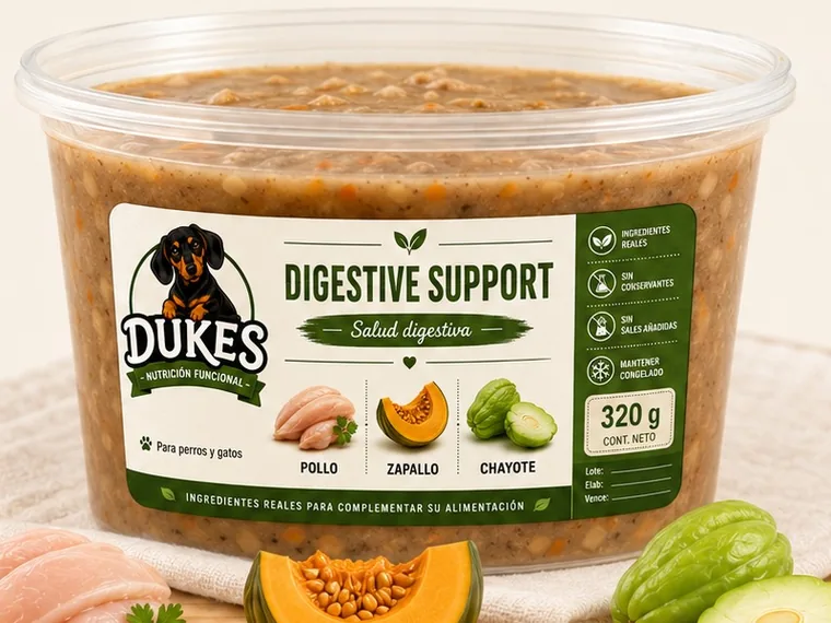 Envase Digestive Support Gravy de 320 g con pollo, zapallo y chayote